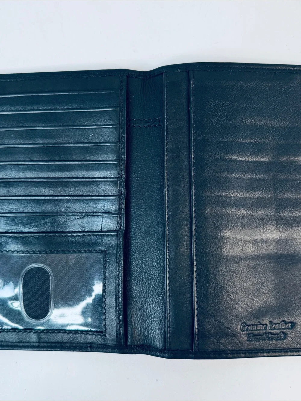 Paul & Taylor Men's Leather Deluxe Hipster Bifold Wallet ID Slots Hand Crafted